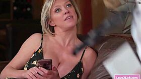 damn this 18yo cutie dives deep licking milf's wet cunt for better grades