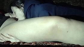 Passionate hairy brunettes lick pussies to orgasm in retro homemade