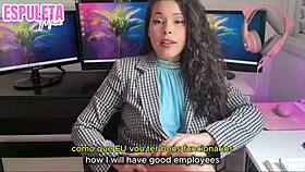 brunette curvy latina in lingerie teases feet and dirty talks solo