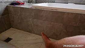 Risky Bathroom Cheat: Petite Hottie Rides Cowgirl to Facial