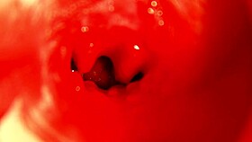 pregnant babe moans through huge toy orgasm close up creampie play 😩💦