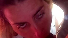 giving my buddy deepthroat until he explodes with milk