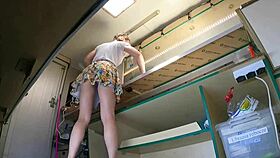 hey boss, you sneaky perv upskirting my shaved pussy in this miniskirt?