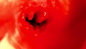 pregnant babe moans through huge toy orgasm close up creampie play 😩💦