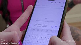 barbie esm and rebecca black take interracial anal creampie outdoors