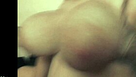 Chubby big tits babe masturbates teasingly