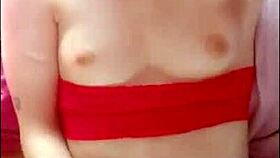 watch this cute trap strip, rip clothes, and ride dildo deep in ass till explosive cum