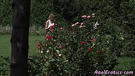 damn classy babe gets her ass wrecked outdoors by huge bbc