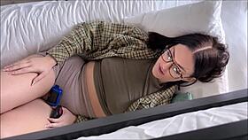 hey big ass nerd on bunk bed wants your monster cock