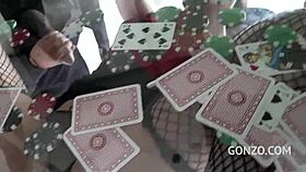 HORNY SLUT QUEEN TAKES TRIPLE ANAL CREAMPIE SQUIRTING PISS FLOODS BED