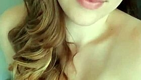 Kate's eye contact challenge teases lactating tits so hot!