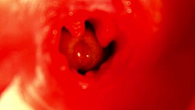 pregnant babe moans through huge toy orgasm close up creampie play 😩💦