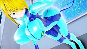 Samus Massive Boobs Bouncing Seductively