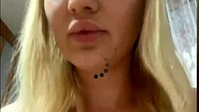 Teasing you by masturbating live on cam for boyfriend eyes