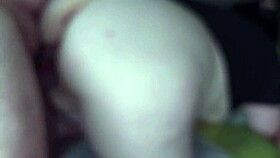 huge juicy ass bent over doggystyle pounding creampie closeup