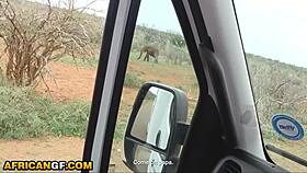 Think you can handle this ebony babe's deepthroat before her hung bf wrecks that big ass?