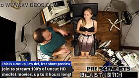 Ava Siren deepthroats then pussy flooded with hot cum load