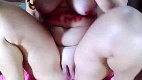 Can you handle this bbw slut's vagina stretched in scissor position with toys?