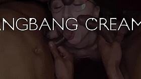 gangbang frenzy sees horny haley deepthroating riding creampie leaking everywhere