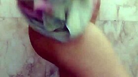 hot desi gf fingers big natural tits in bathroom