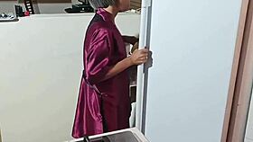 she grabs my cock mid jerk and deepthroats it rough till i explode everywhere