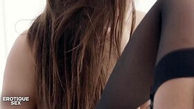 stunning babes lucy li and isizzu lick each other to wet orgasms outdoors