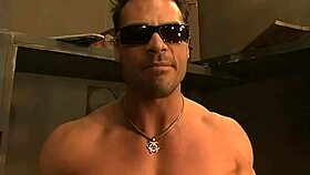 super horny petite babe gets fucked standing by muscled stud's hard cock