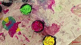 Kinky PAWG Ass Painting In Rough Messy Anal Domination Frenzy!