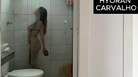 Caught Her Juicy Pussy Masturbating, Filled Her Tight Hole with Creampie Cumshot