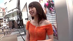 stunning japanese college babe haruna's net stockings make legs irresistible part 1