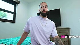 latina bombshell rides cock in wild two-minute orgasm race