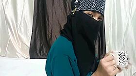 muslim babe bent over taking hardcore doggystyle ass pounding from lover