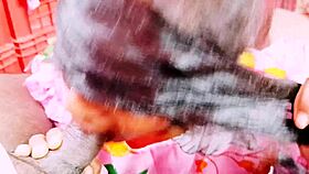 A cute housewife sneaks outdoor sex with her boyfriend amid forest whispers and dirty telugu talk