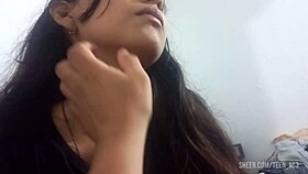 slim 18 year old teen lets me fondle her perfect natural tits gently
