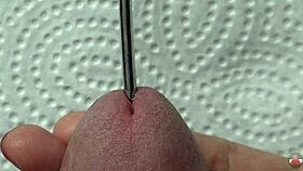 POV masked nurse sounds patient with big COCK insertion in hospital room