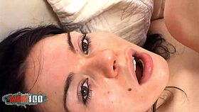Young French Brunette Nikita Overwhelmed by Rough Asshole Pounding