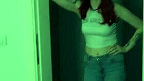 Viagra mix-up leads to wild hotel bed pounding with curvy redhead milf