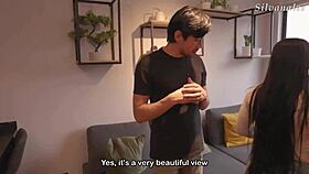 aldo morenox rents to busty latina silvana lee for wild apartment ass shaking.