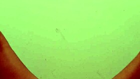 Wife's Nude Workout Spreads Her Bushy Pussy Wide Open