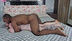 While Hubby’s Away, His Friend Sneaks In for Secret Bedroom Creampie and Rough Pussy Pounding