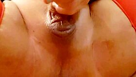 Hey, this ambitious Latina shemale stretches her ass wide with dildos for epic gape close up! 🔥🍑💦