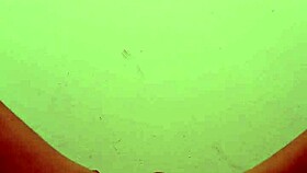 Wife's Nude Workout Spreads Her Bushy Pussy Wide Open