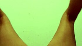 Wife's Nude Workout Spreads Her Bushy Pussy Wide Open