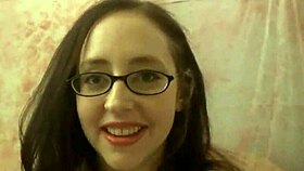 Audrey Alder shyly shares a personal intimate moment