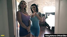 Babes Vicky Vette And Melissa Lynn Suck Cock Till Cumshot