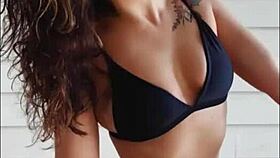 Real bikini babes flash big asses and tits on beach compilation.