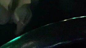 check out this italian milf artemisia love flashing massive tits while driving public