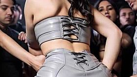 dirty after work vibes part 1 ai leather skirt tease outdoors 🔥👢