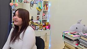 uh backstages feel so awkward with all this curvy bbw milf teasing and toys