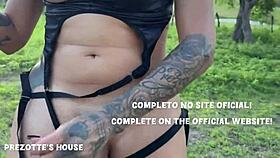 damn sabrina prezotte's tight trans ass takes every inch of that huge brazilian monster cock